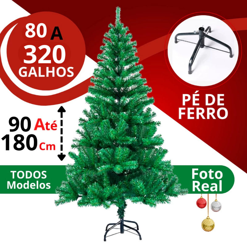 Árvore de Natal 0,90M a 1,80M