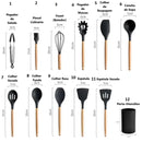 Kit Utensílios de Silicone