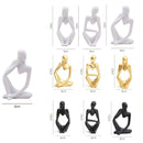 Trio de Estátuas Pensador