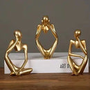 Trio de Estátuas Pensador