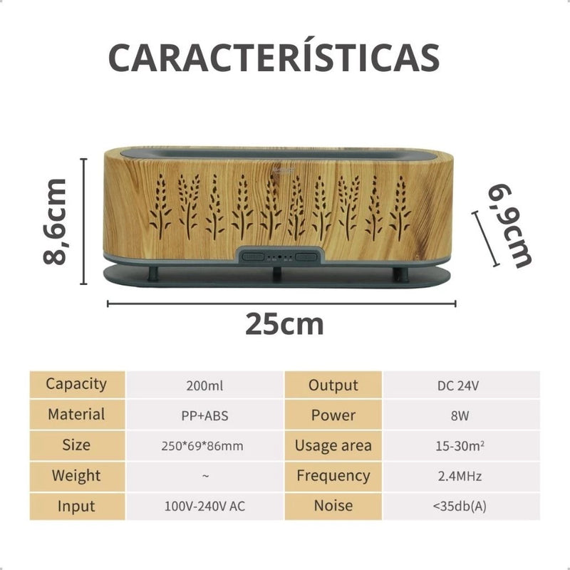 Umidificador e Difusor Flores - Casa Equipada