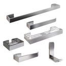 Kit Acessórios Banheiro Luxo Cromado 6 Peças