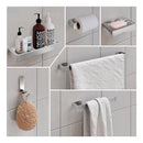 Kit Acessórios Banheiro Luxo Cromado 6 Peças