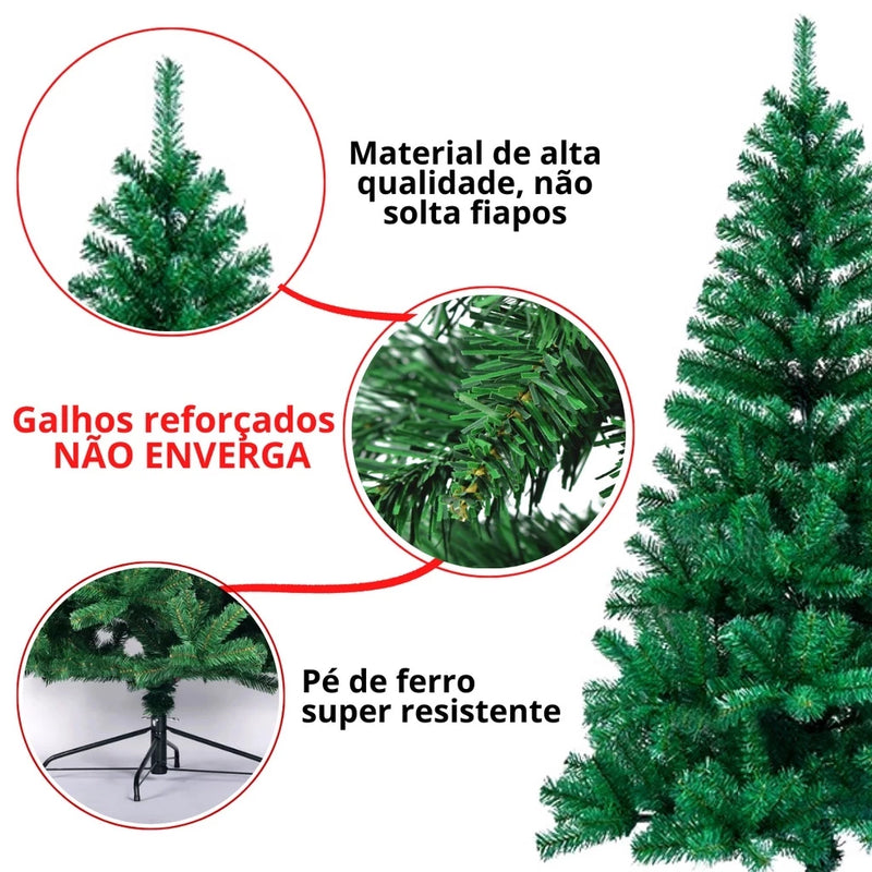 Árvore de Natal 2,40M 600 ou 1800 galhos