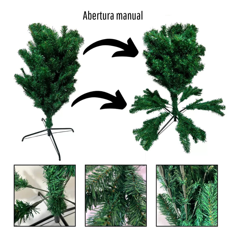 Árvore de Natal 2,40M 600 ou 1800 galhos
