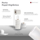 Suporte de chão para papel higiênico