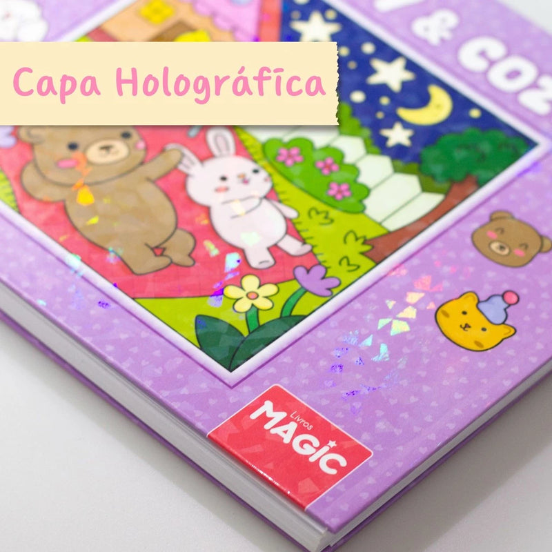 Kit de Colorir Cozy Friends - Casa Equipada