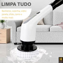 Escova de Limpeza Elétrica 7 em 1